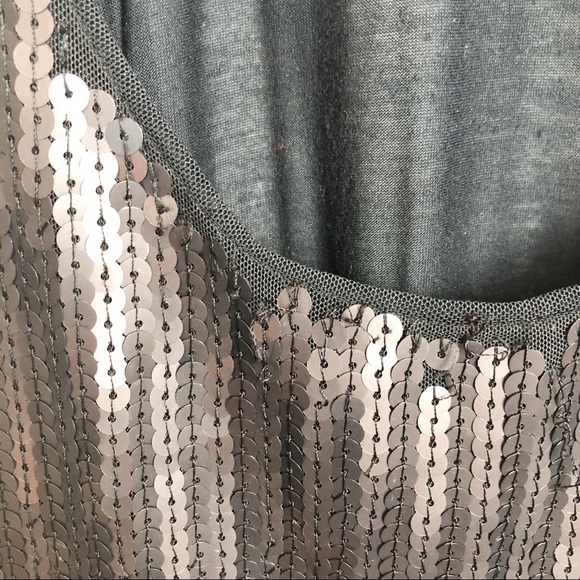 BEBE SEQUIN RACERBACK TOP SZ XS - Picture 5 of 8